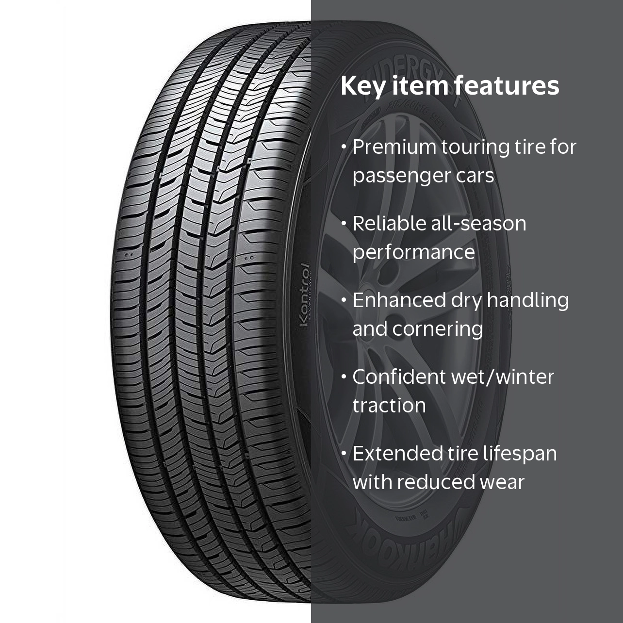 Hankook, Passenger Tire, 195/65R15 91H, All Season Performance