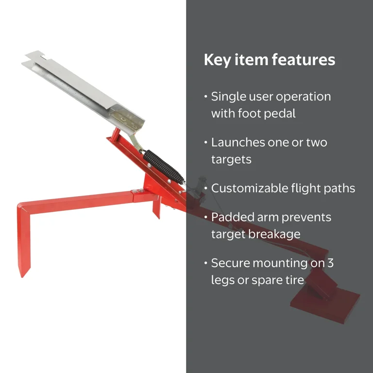 EZ Aim Xcelerator Foot Operated Clay Target Thrower by Allen