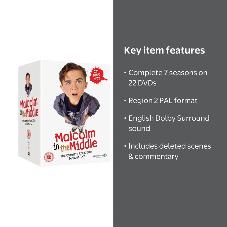 Malcolm In The Middle Complete Series DVD Collection, Seasons 1-7