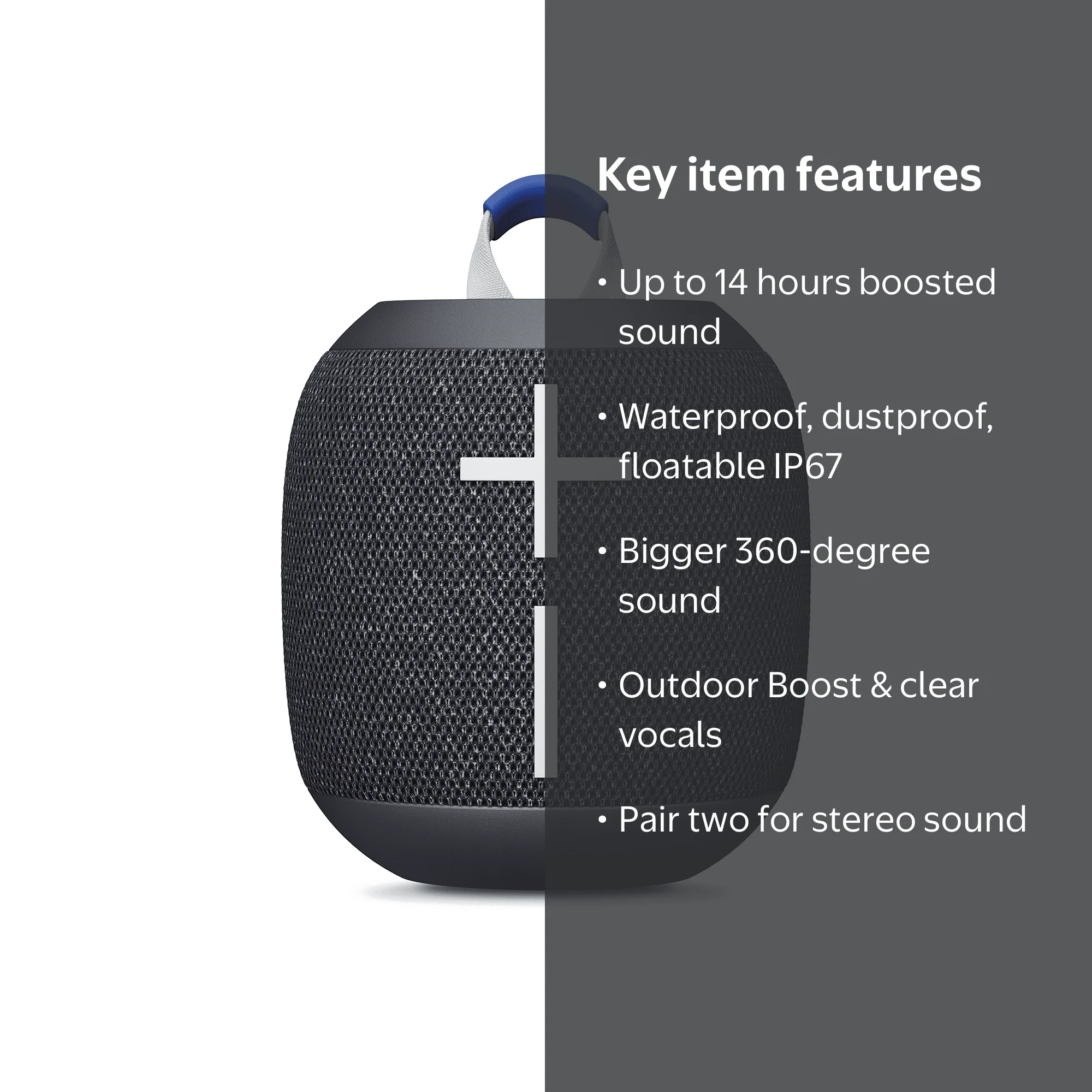 Ultimate Ears Wonderboom 4 EXC - Black - Walmart.com