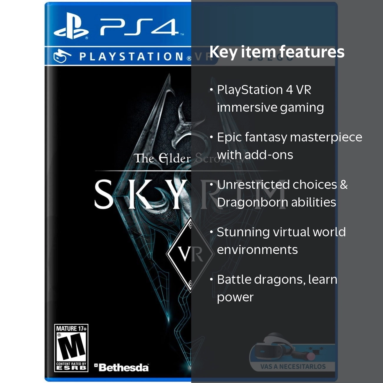 The Elder Scrolls V: Skyrim VR - PSVR [PlayStation 4] - Walmart.com