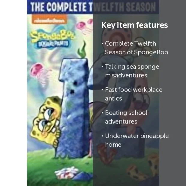SpongeBob SquarePants: The Complete Twelfth Season - Walmart.com