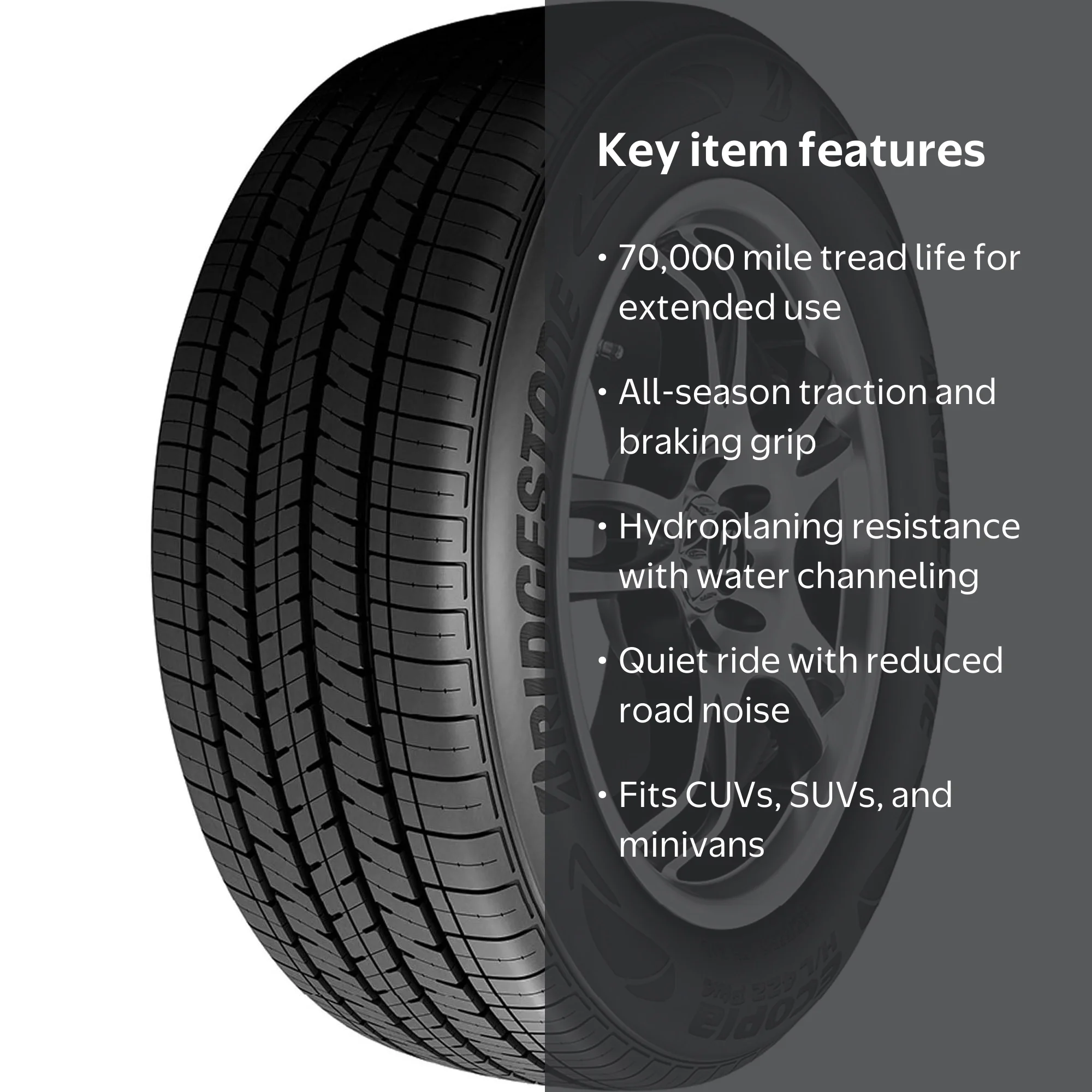 Bridgestone Ecopia H/L 422 Plus All Season 215/60R17 96H Passenger