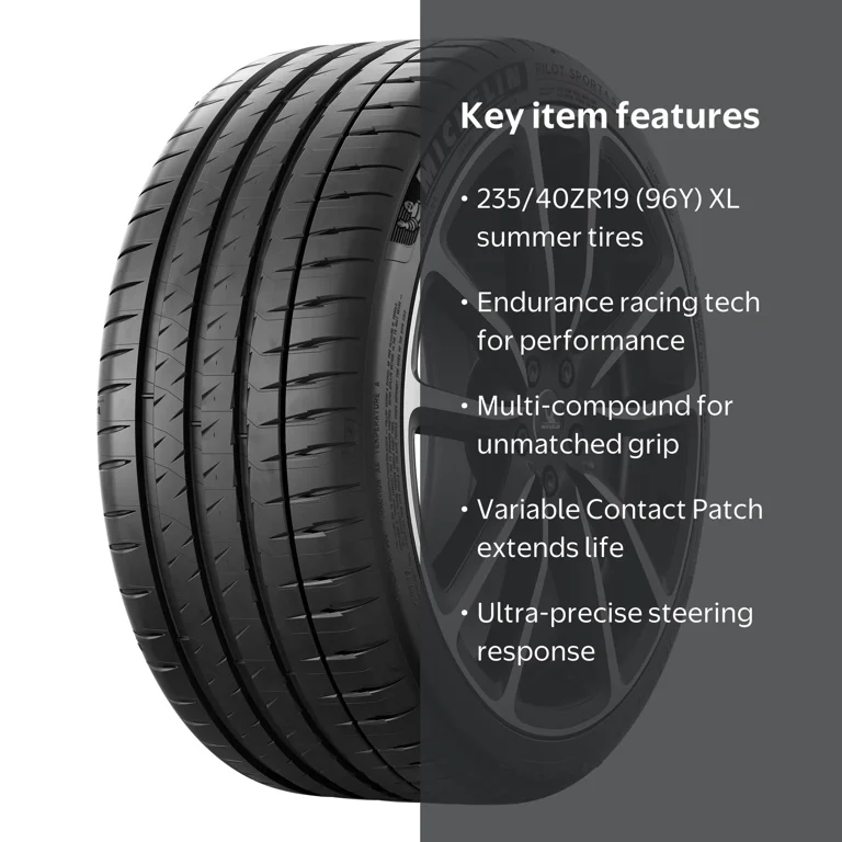 Free Shipping! Michelin Pilot Sport 4S 235/40ZR19 (96Y) XL