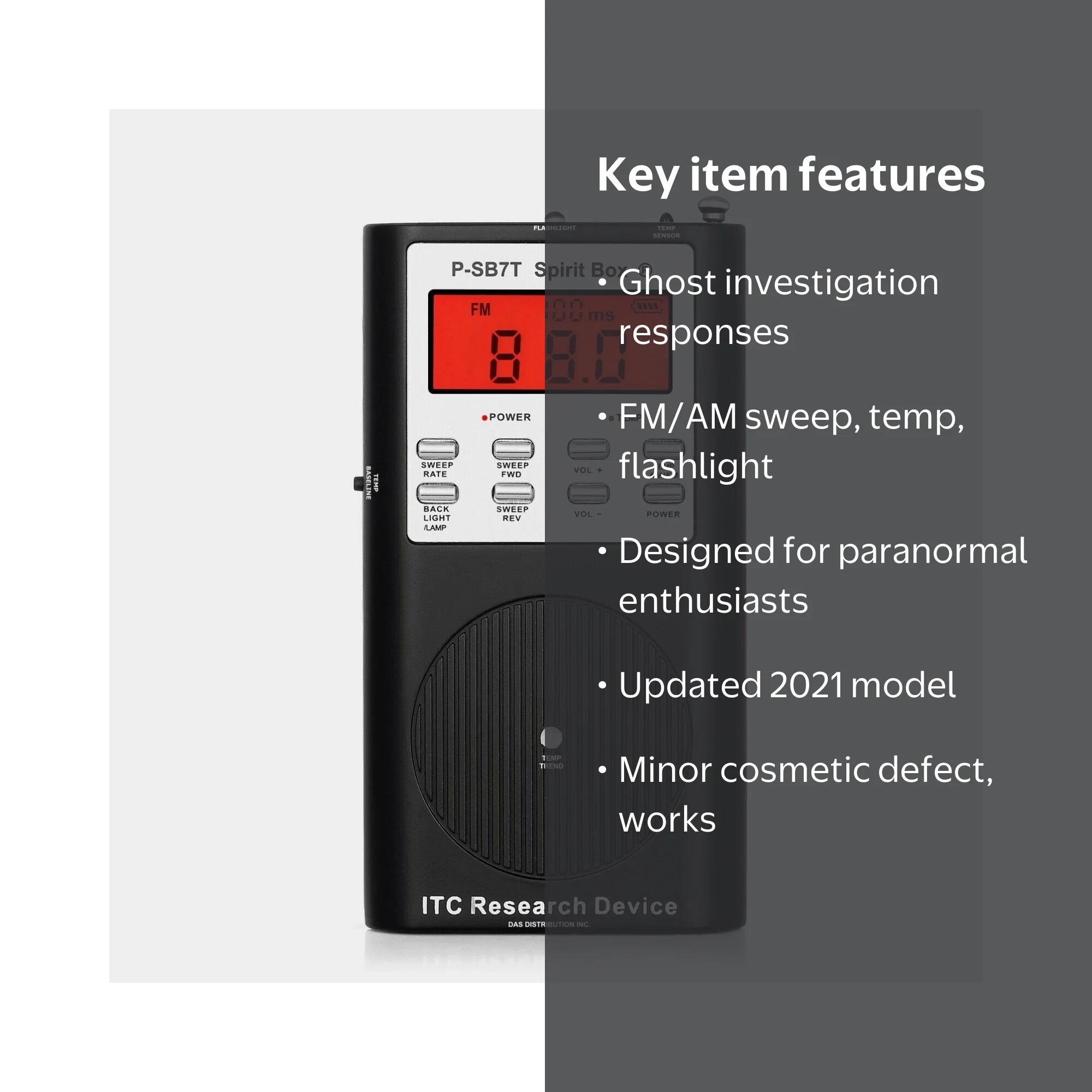 P-SB7T Blemished Spirit Box - Paranormal Ghost Hunting Equipment