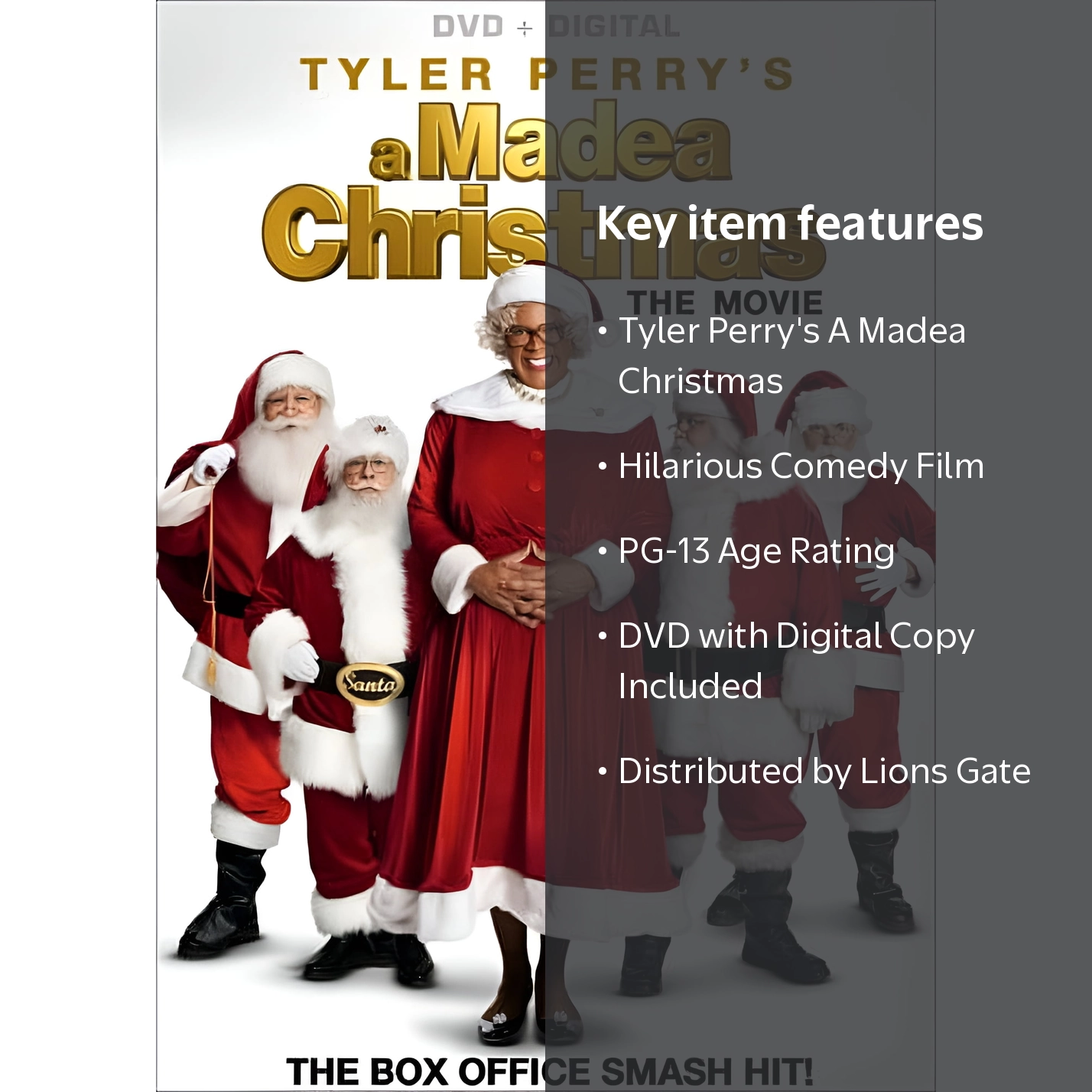 Lionsgate Home Entertainment, DVD, A Madea Christmas, PG-13 Comedy