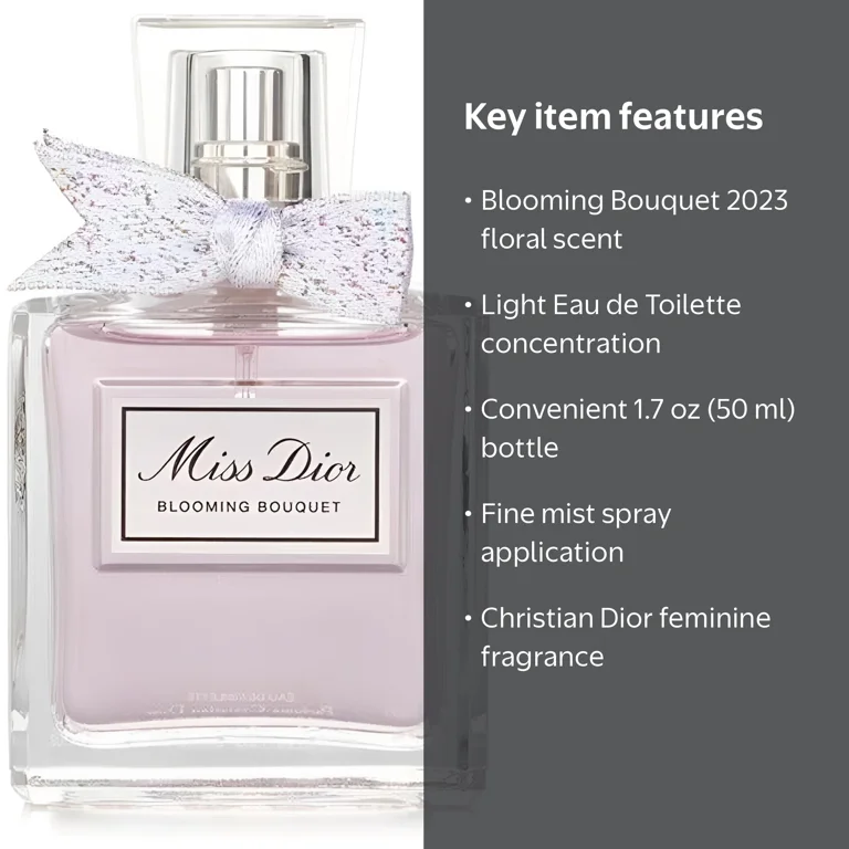 Dior - Miss Dior Blooming Bouquet Eau de Toilette (50ml) - Walmart.com
