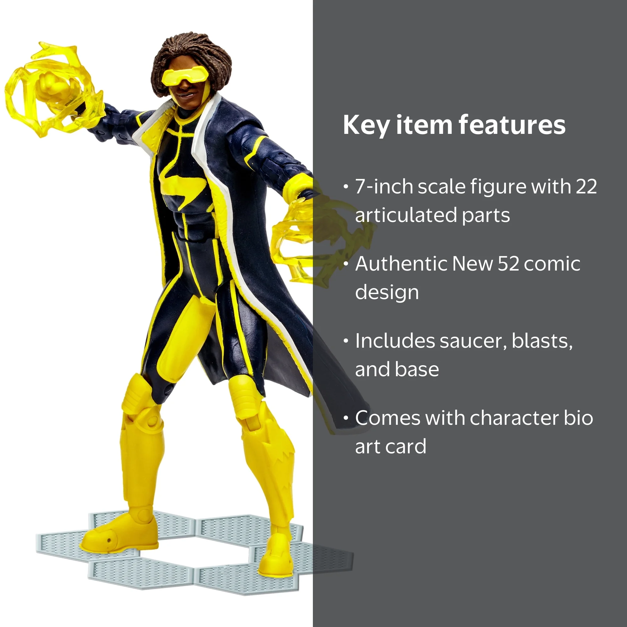 Mcfarlane DC Multiverse 7IN - Static Shock - New 52 - Walmart.com