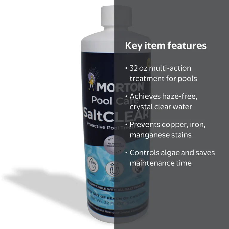Morton SaltCLEAR Saltwater Pool Clarifier, Proactive Chemical