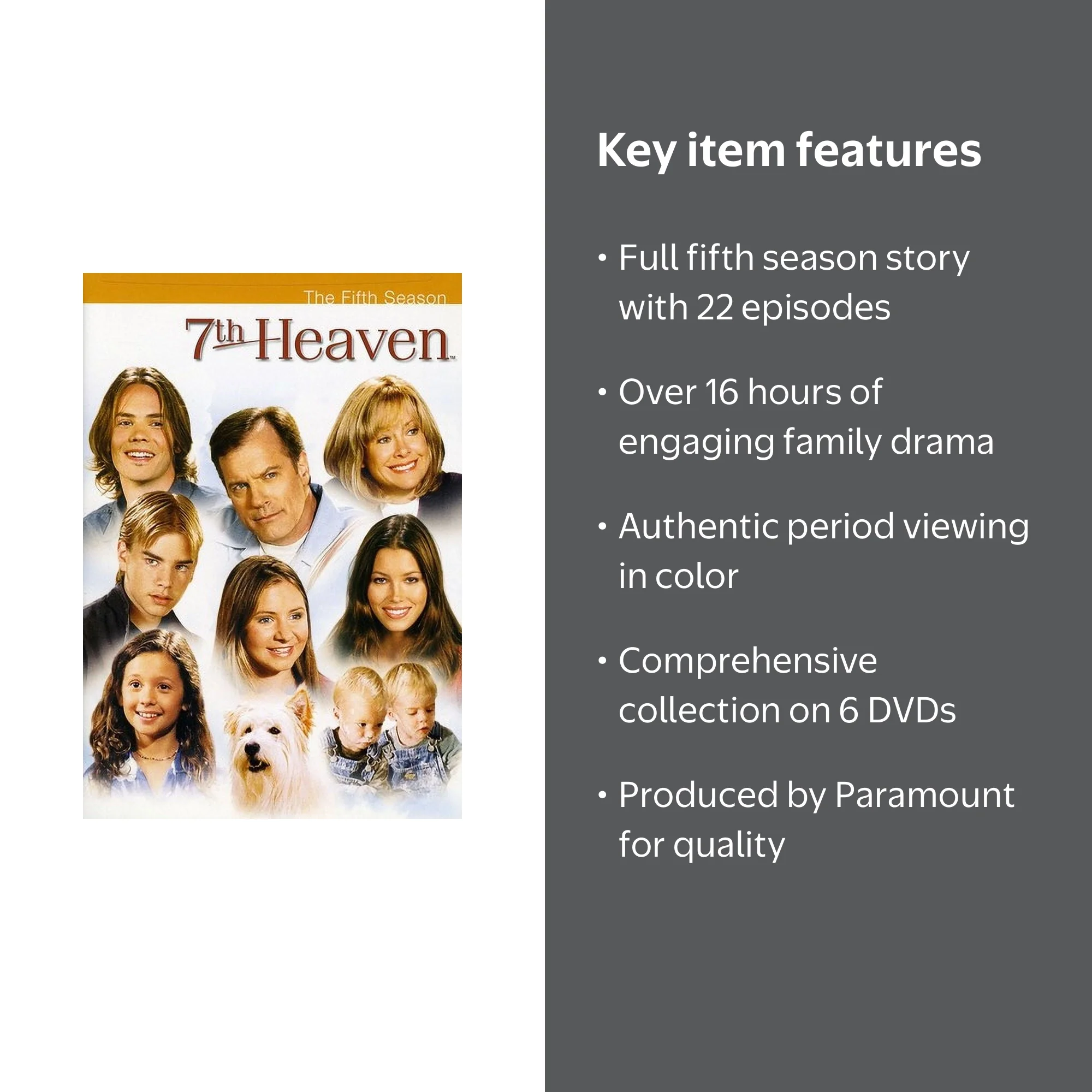 7th Heaven: The Complete Fifth Season - Walmart.com