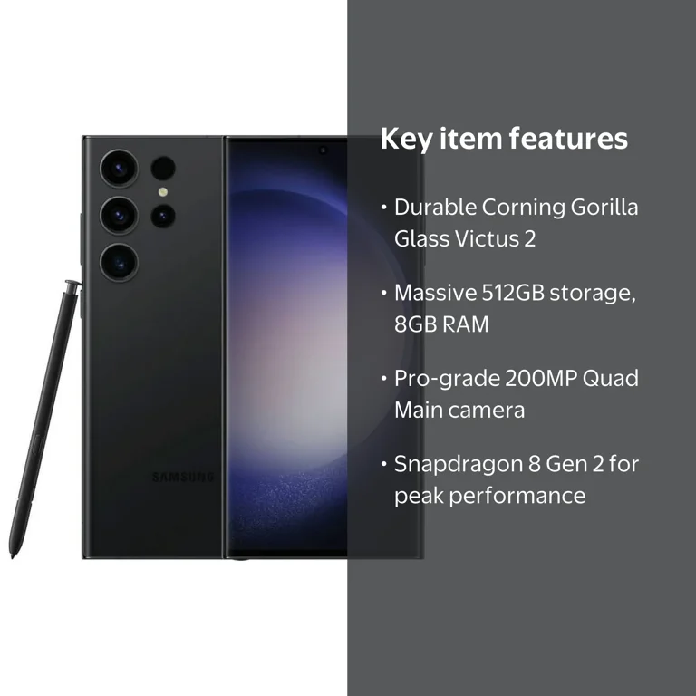 Restored Samsung Galaxy S23 Ultra 5G S918U1 Factory Unlocked