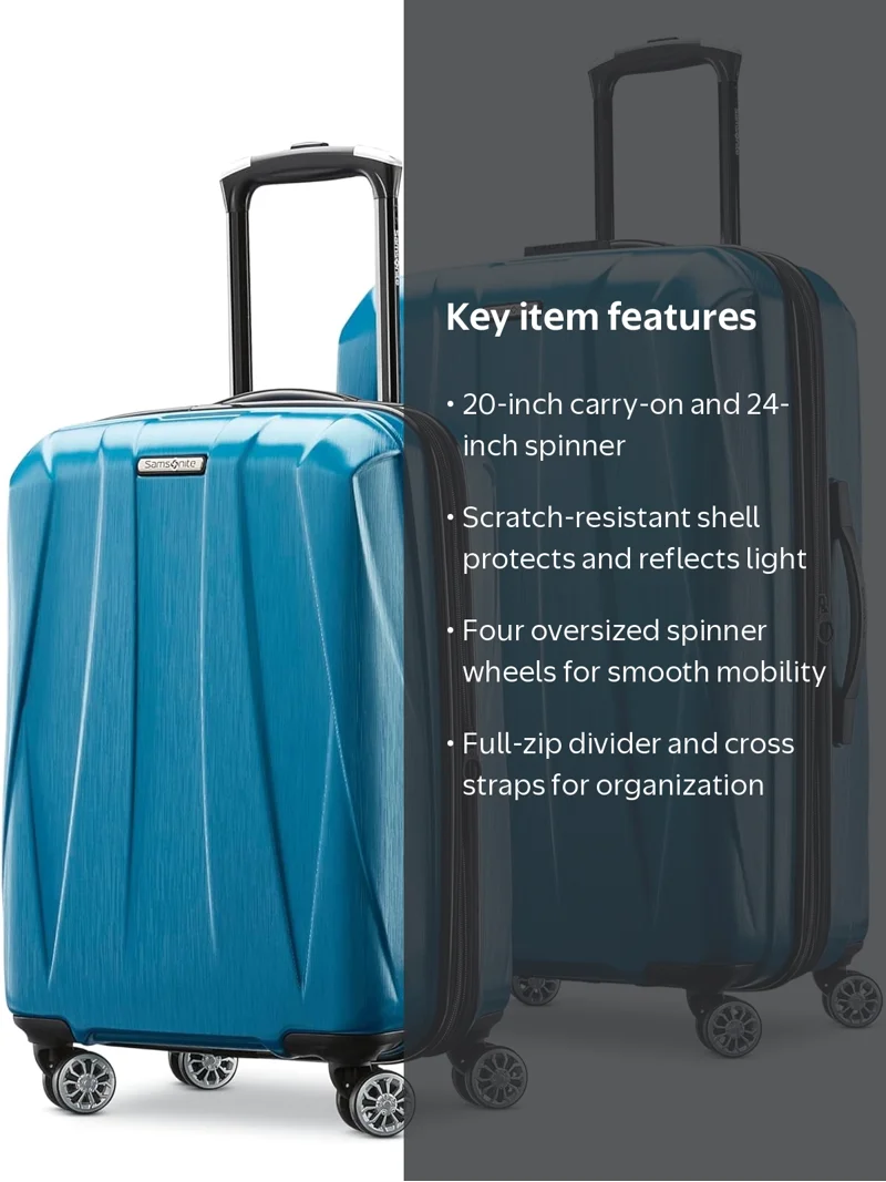 Samsonite Centric 2 Hardside Expandable Luggage 20/24 Caribbean
