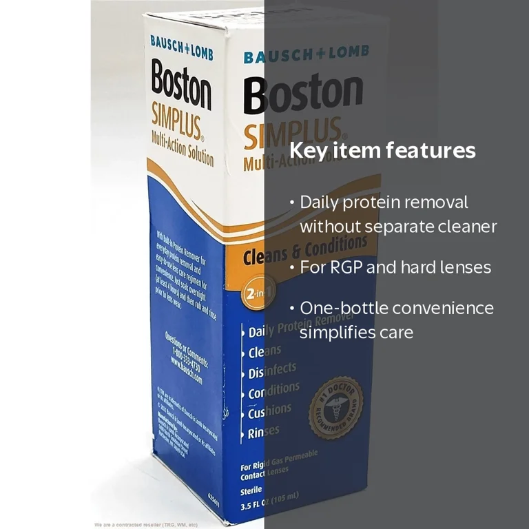 Bausch and Lomb Boston Simplus Multi Action Solution 3.5 Oz