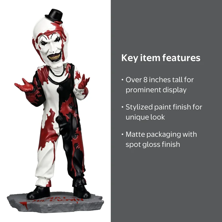 NECA Terrifier: Art the Clown Head Knocker (8