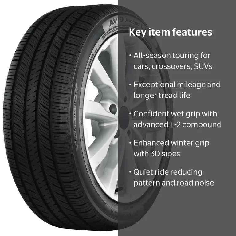 Yokohama, Passenger Tire, 215/55R17 94V, All Season, Long Mileage