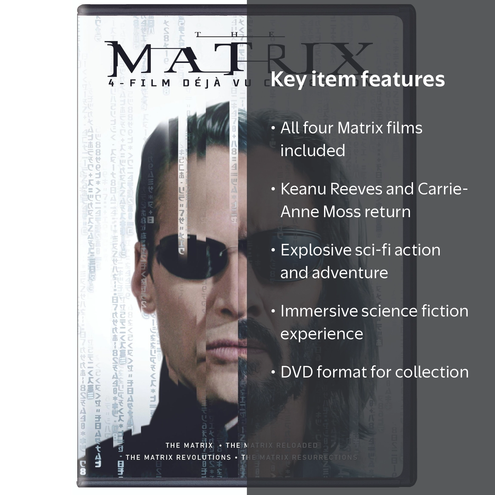 SDS, The Matrix 4-Film Déjà Vu Collection, DVD, 4 Film Set