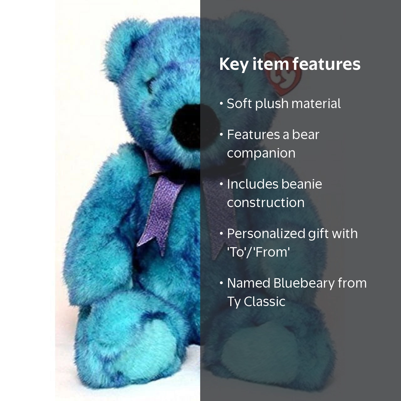 Ty Classic Bluebeary - Bear - Walmart.com