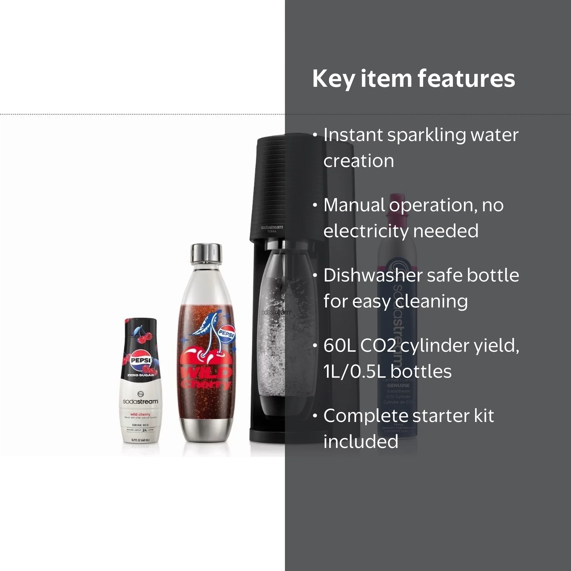 SodaStream Wild Cherry Pepsi Soda Maker - Walmart.com