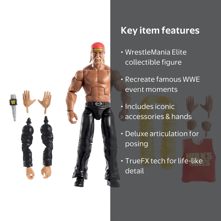 WWE Elite Collection Premium Live Event Hulk Hogan Action Figure