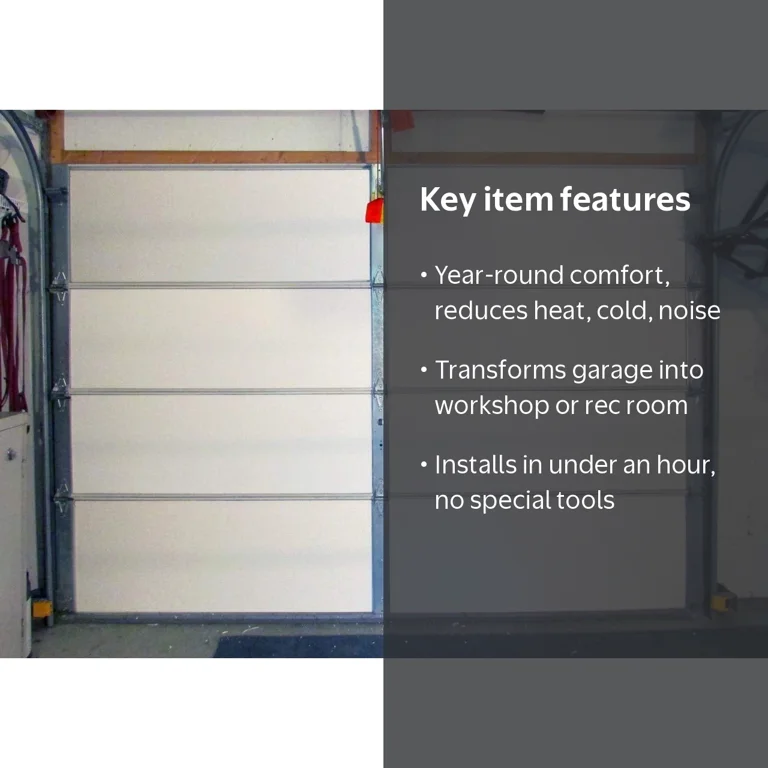 Matador, Garage Door Insulation Kit, 8 Pack, Fits 7'x9' Door