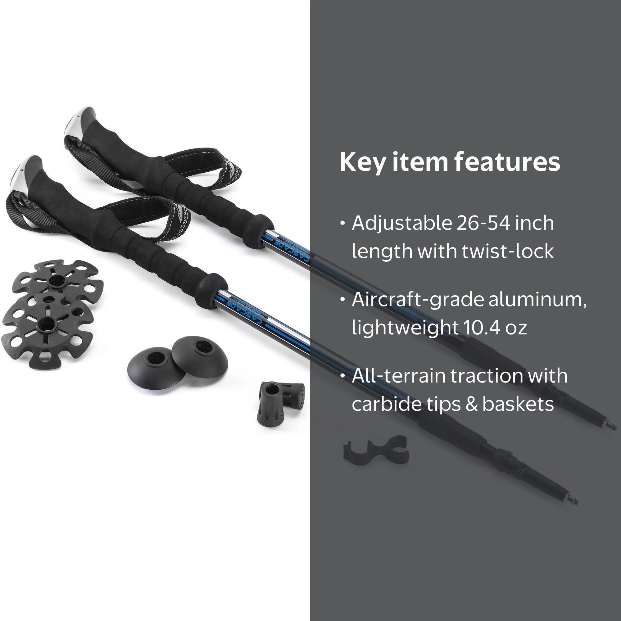 Free Shipping! Cascade Mountain Tech Aircraft-Grade Aluminum Anti