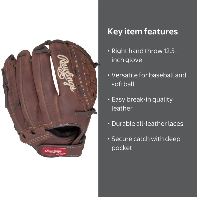 Rawlings Player Preferred 12.5-inch Baseball & Softball Glove