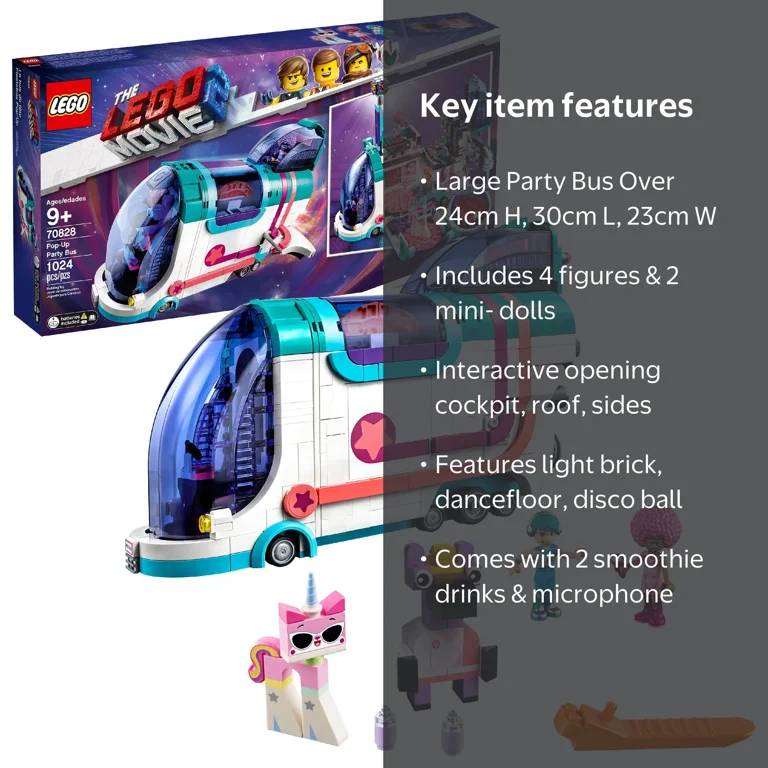 LEGO Movie Pop-Up Party Bus 70828 - Walmart.com