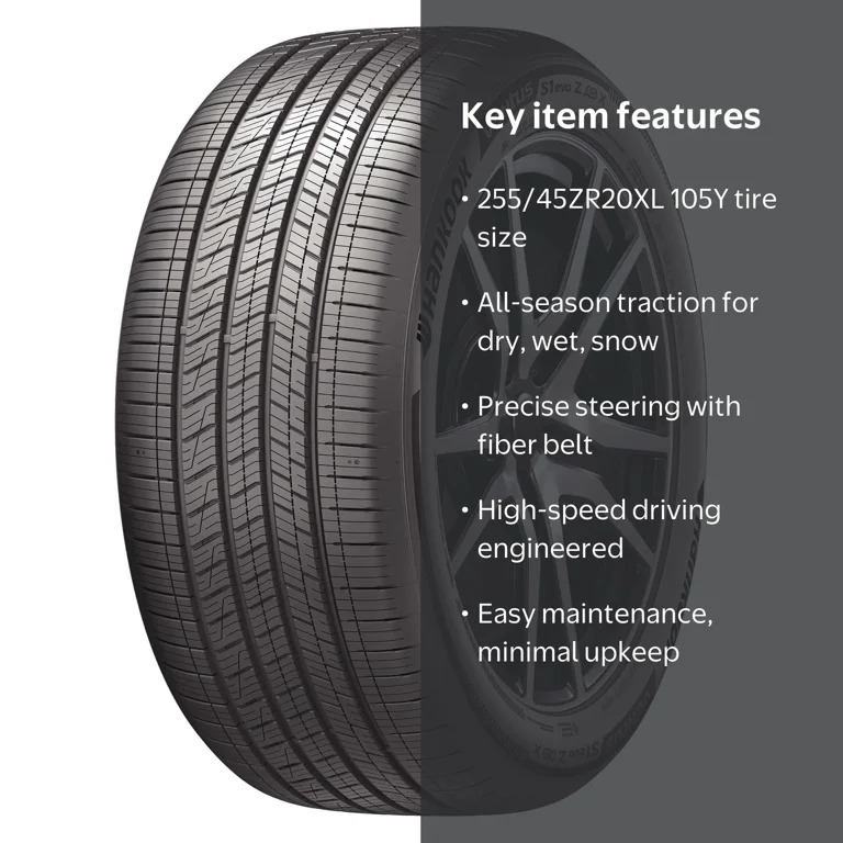 Hankook Ventus S1 evo Z AS X H129A 255/45ZR20XL 105Y - Walmart.com