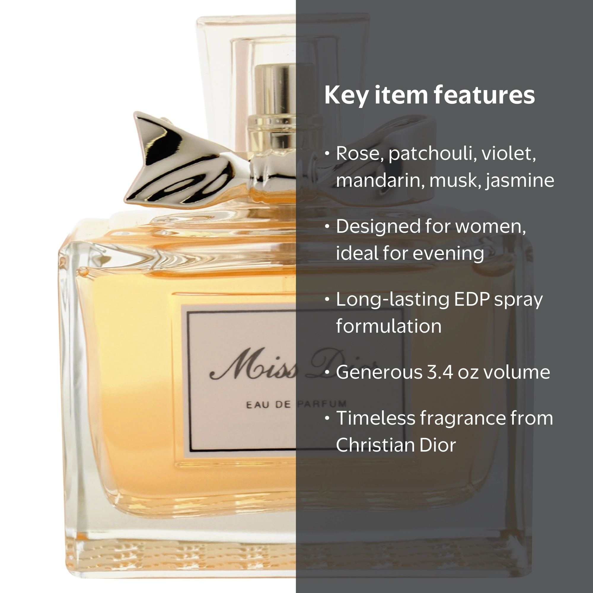 Christian Dior Original Miss Dior Eau de Parfum Spray, 3.4 oz