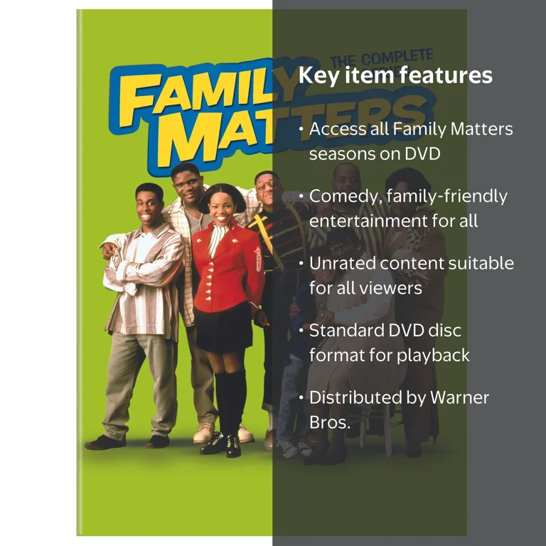 Family Matters The Complete Series DVD, Not Rated - Walmart.com