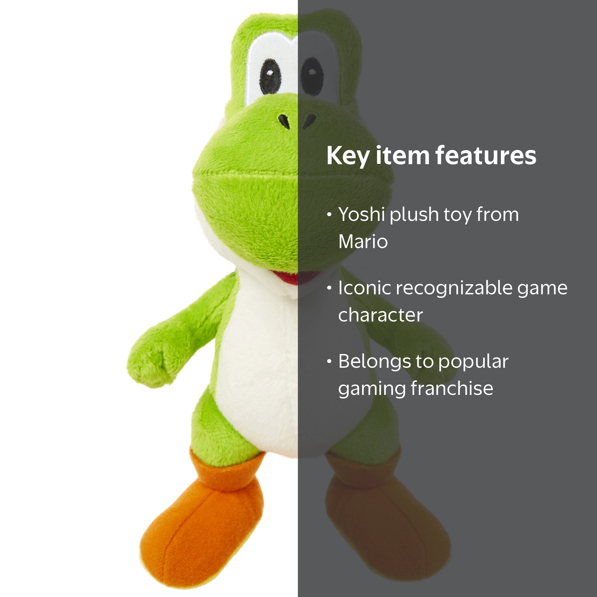 Nintendo, Super Mario Plush, Yoshi, Official Character - Walmart.com
