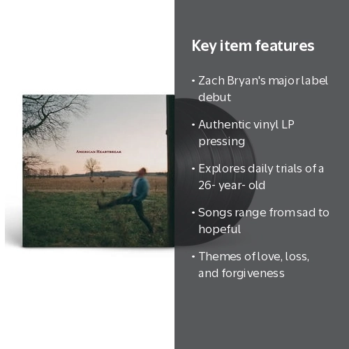 Warner Records, Vinyl LP, American Heartbreak, Zach Bryan