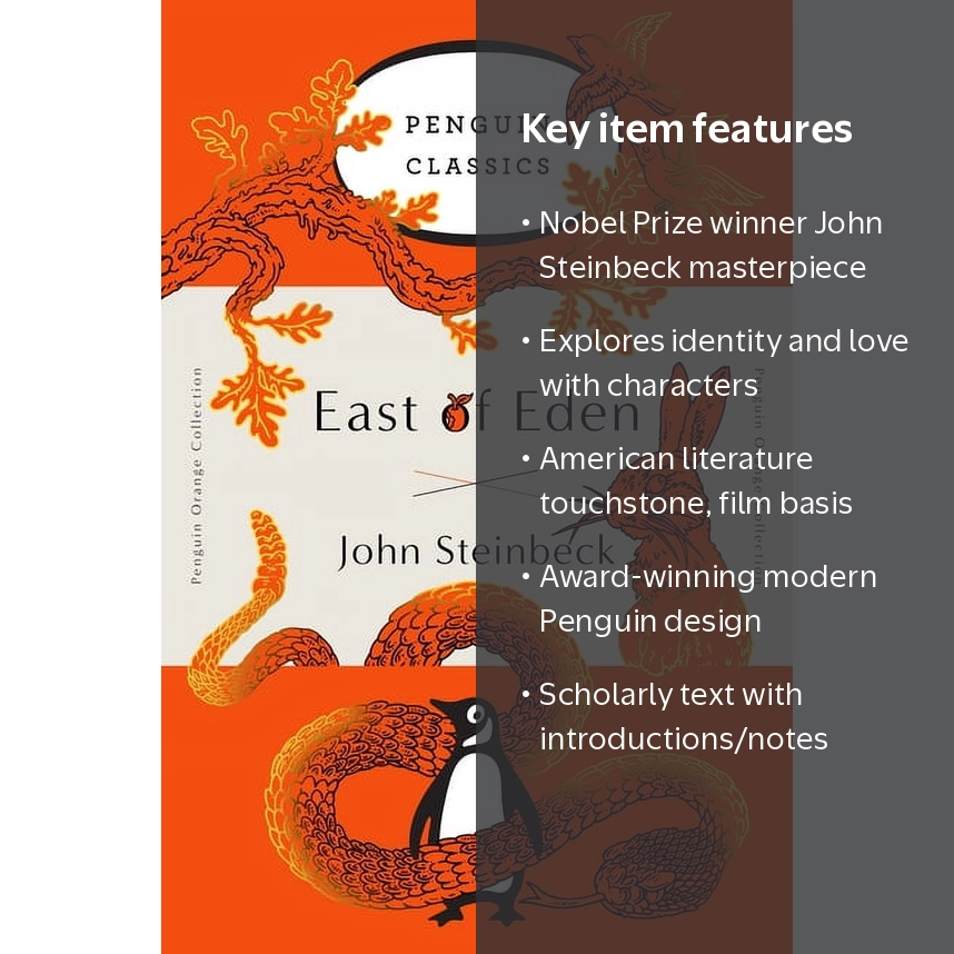 John Steinbeck, East of Eden, 9780143129486, Paperback - Walmart.com