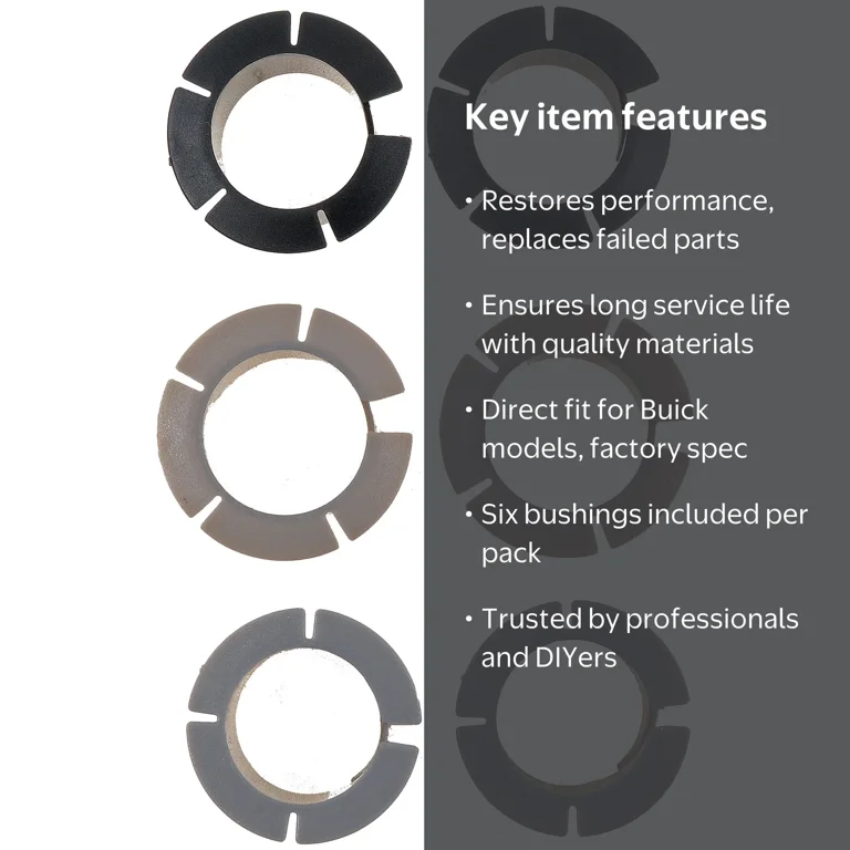Dorman 74016 Brake and Clutch Bushings for Specific Models (Pack