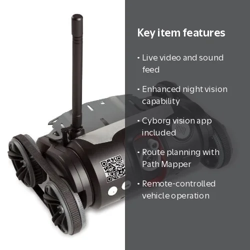 【超希少】Spy Gear Spy Video TRAKR カメラRC動作確認済 Spy Gear Spy Video TRAKR, RC Vehicle, Color Video, Sound, Apps