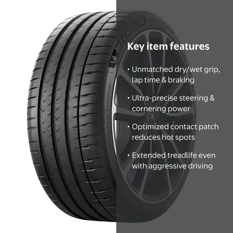 Michelin, Summer Tire, 245/40ZR18/XL (97Y), Pilot Sport 4 S