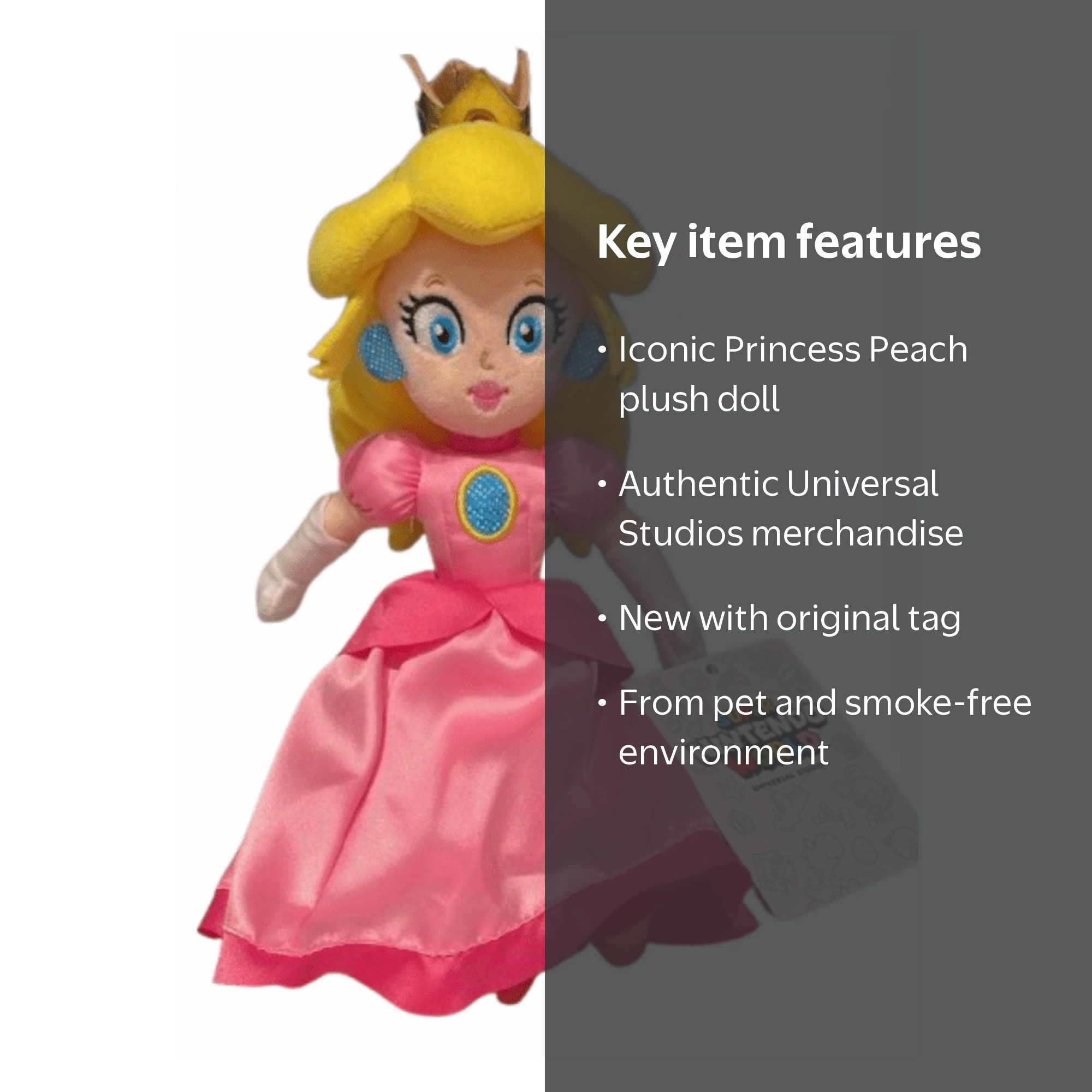 Universal Studios SUPER NINTENDO WORLD Princess Peach Plush Doll