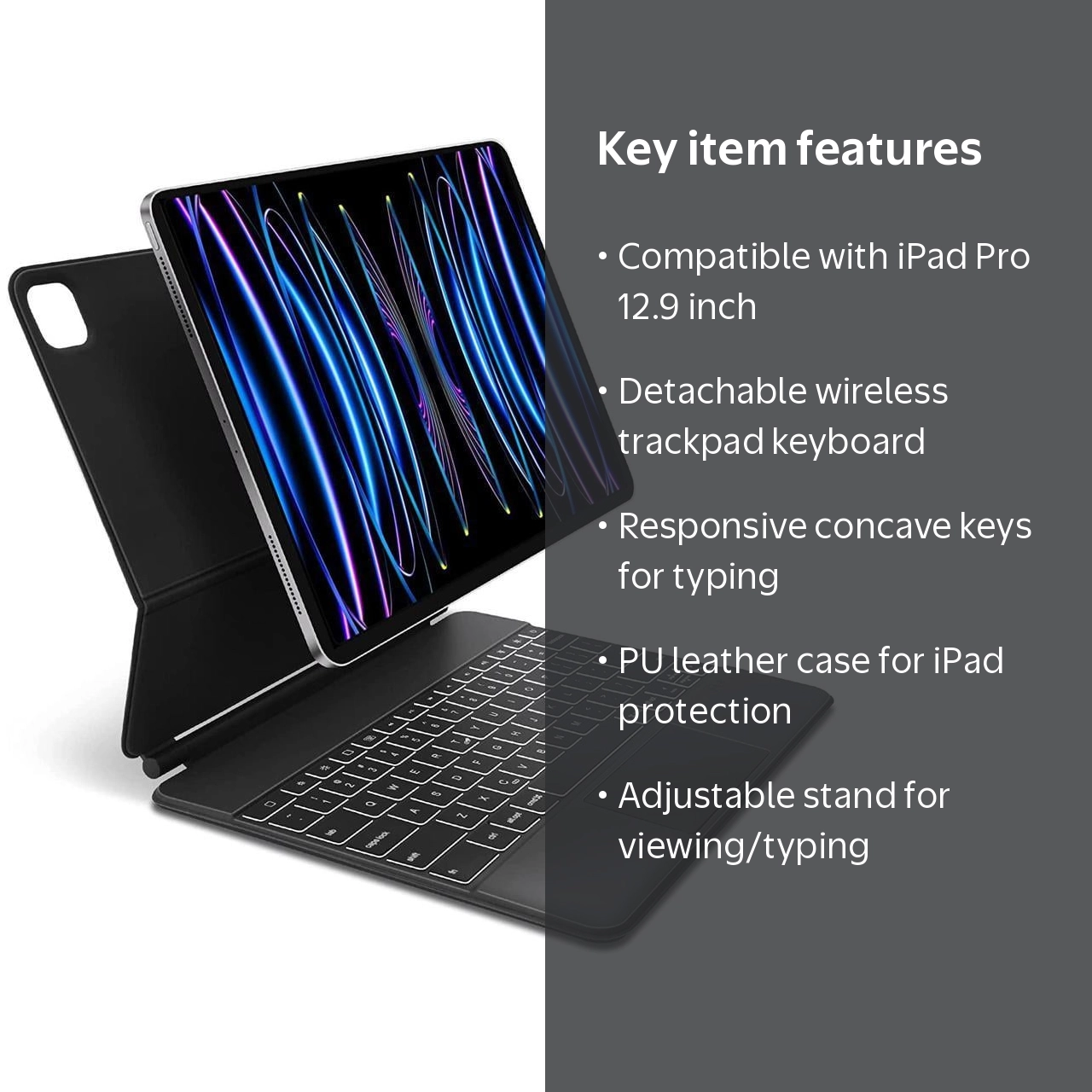 Magic Keyboard iPad Pro 12.9 with Backlit Trackpad - Magnetic