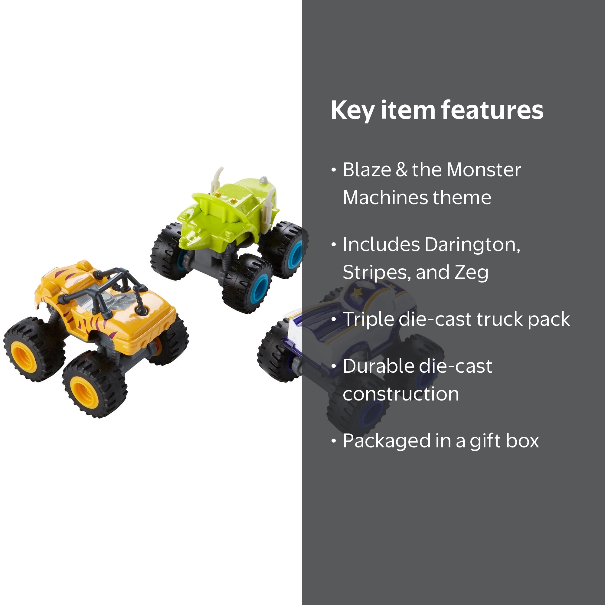 Fisher-Price Nickelodeon Blaze & the Monster Machines 3pk Die-Cast