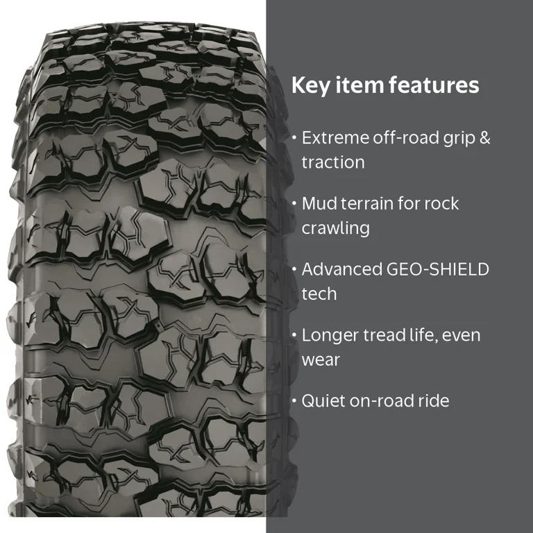 Yokohama Geolandar X-MT 35X12.50R20 E/10PLY Light Truck & SUV Tire