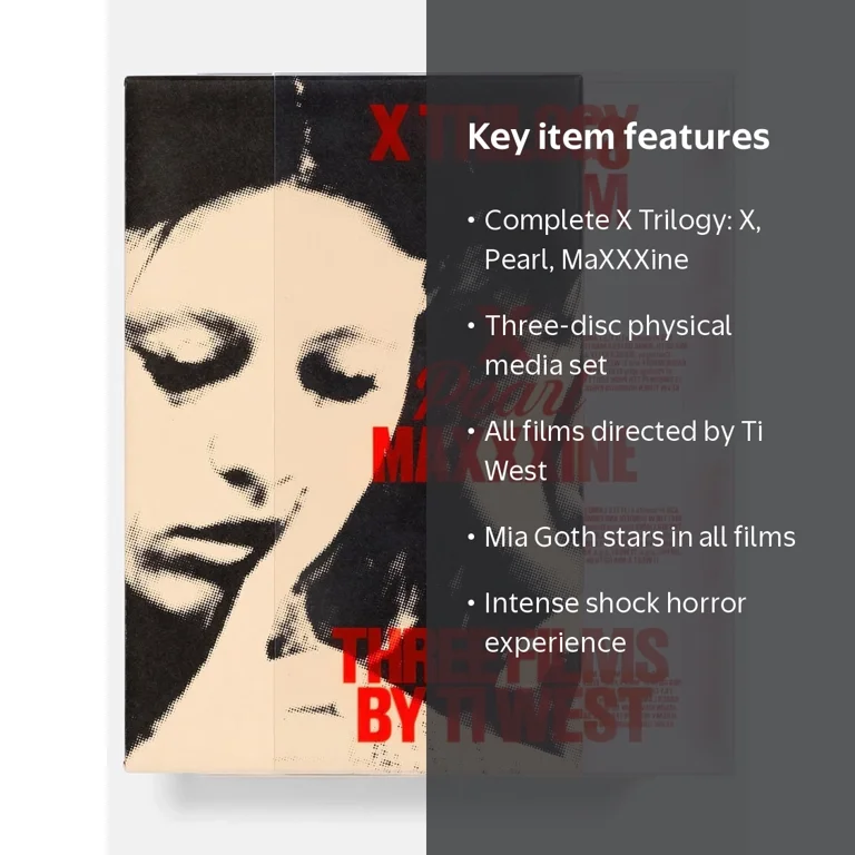 A24, The X Trilogy X Pearl MaXXXine, 3-Disc Set, Horror Films