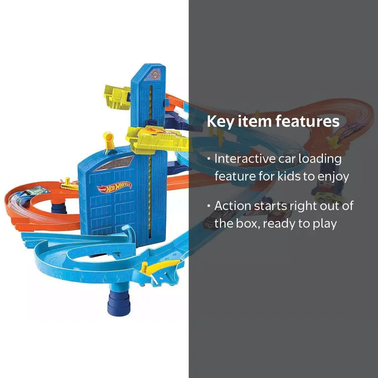 Hot Wheels City Auto Lift Expressway Track Set - Walmart.com