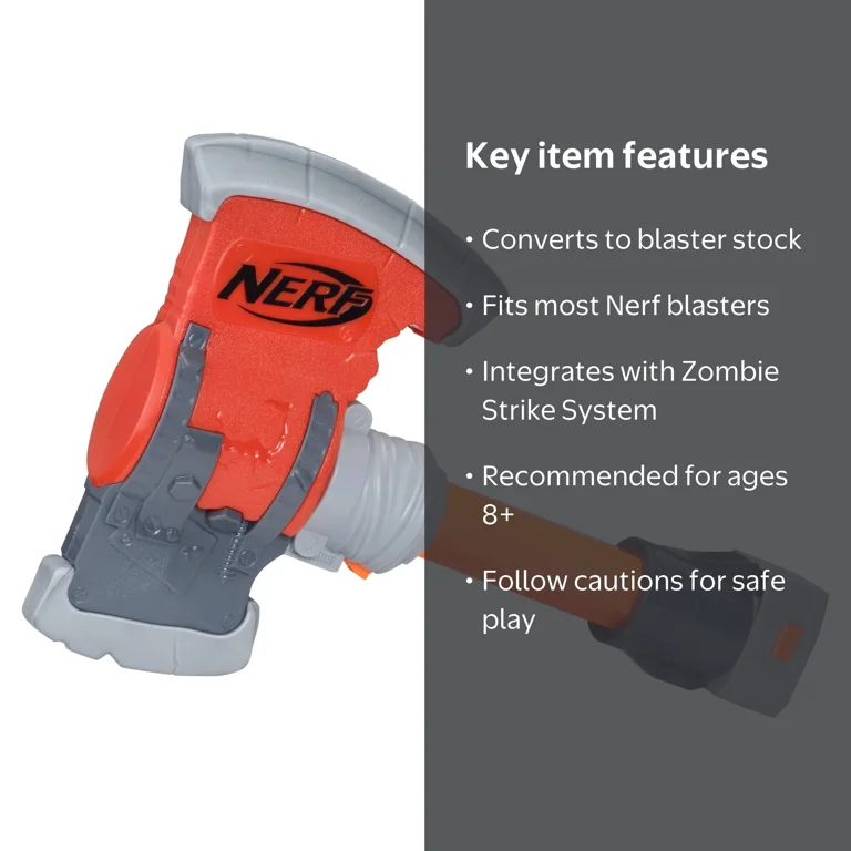Nerf Zombie Strike Survival System Chopstock, Ages 8 and Up