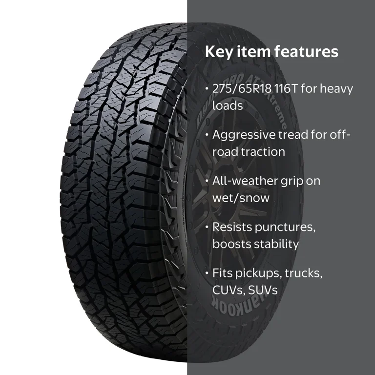 Hankook Dynapro AT2 Xtreme 275/65R18 116T All Terrain Light Truck