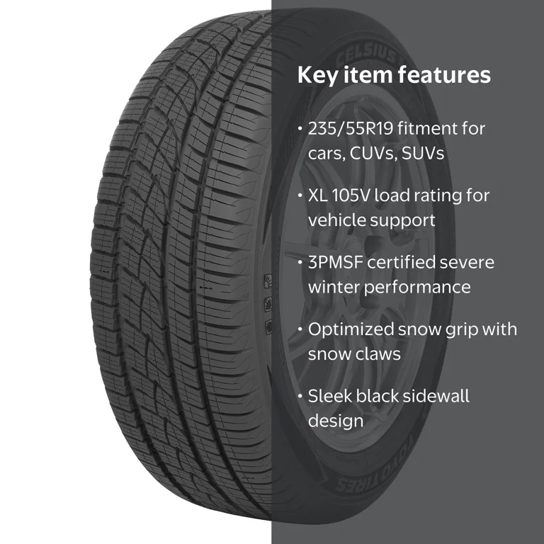Toyo Celsius II All Weather 235/55R19 105V XL Passenger Tire