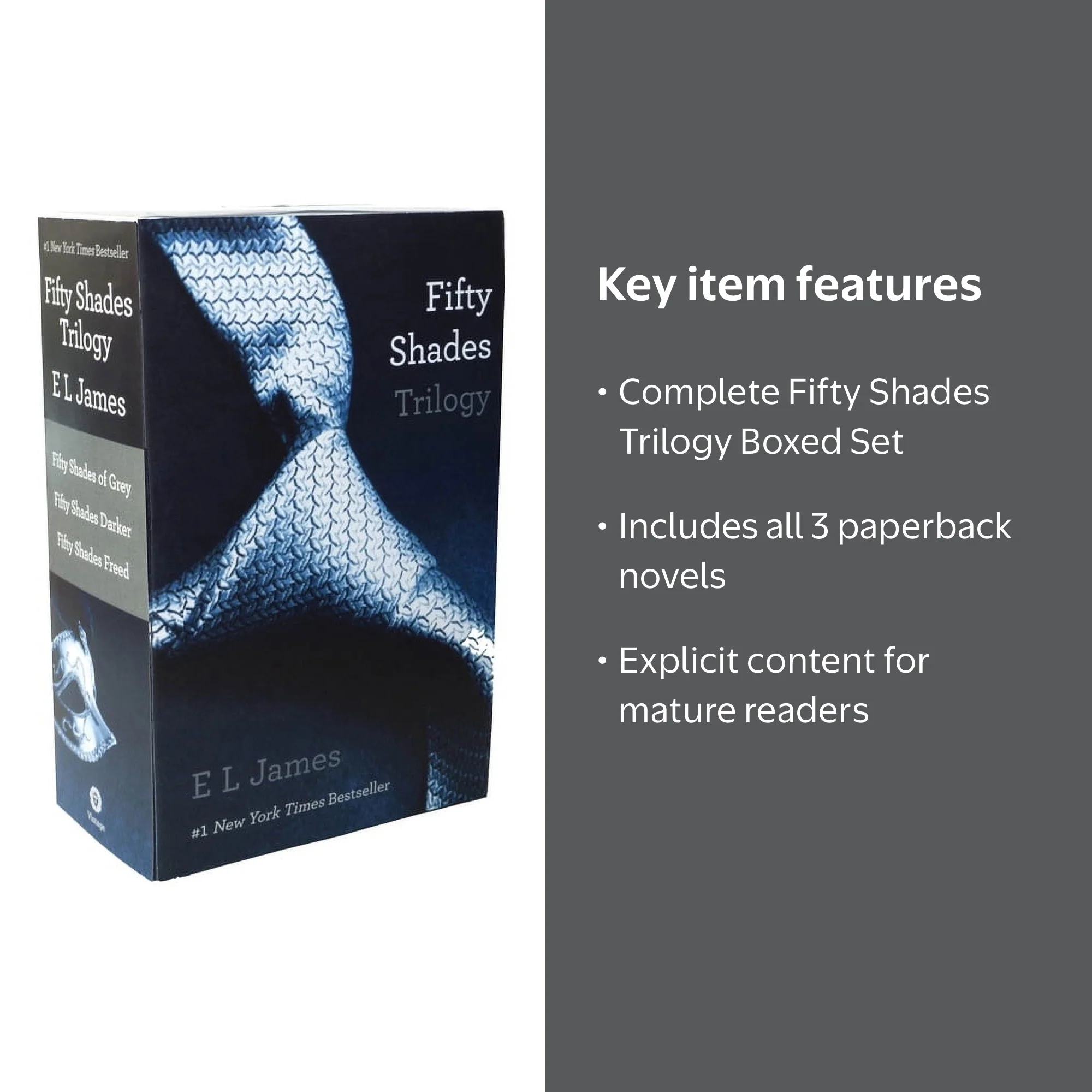 Fifty Shades Trilogy: Fifty Shades of Grey, Fifty Shades Darker