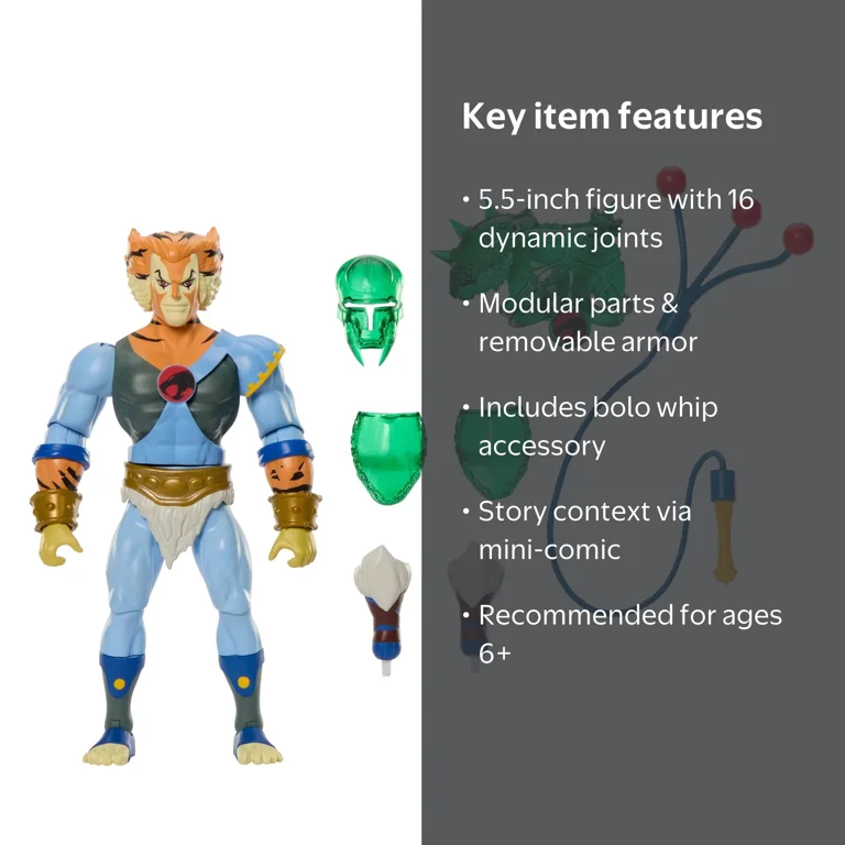 Masters of the Universe Origins & ThunderCats Tygra Action Figure