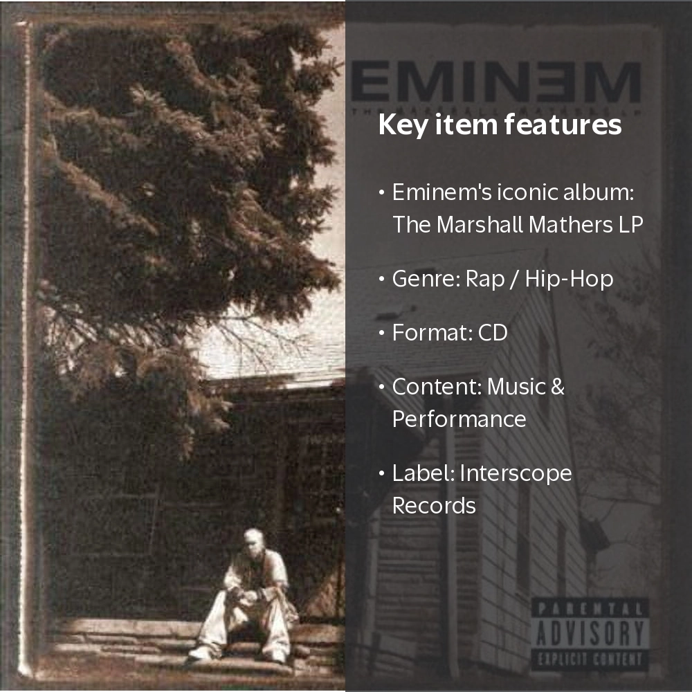 Eminem - The Marshall Mathers LP - Music & Performance - CD
