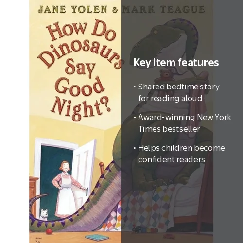 Mark Teague, Children's Book, How Do Dinosaurs Say Good Night