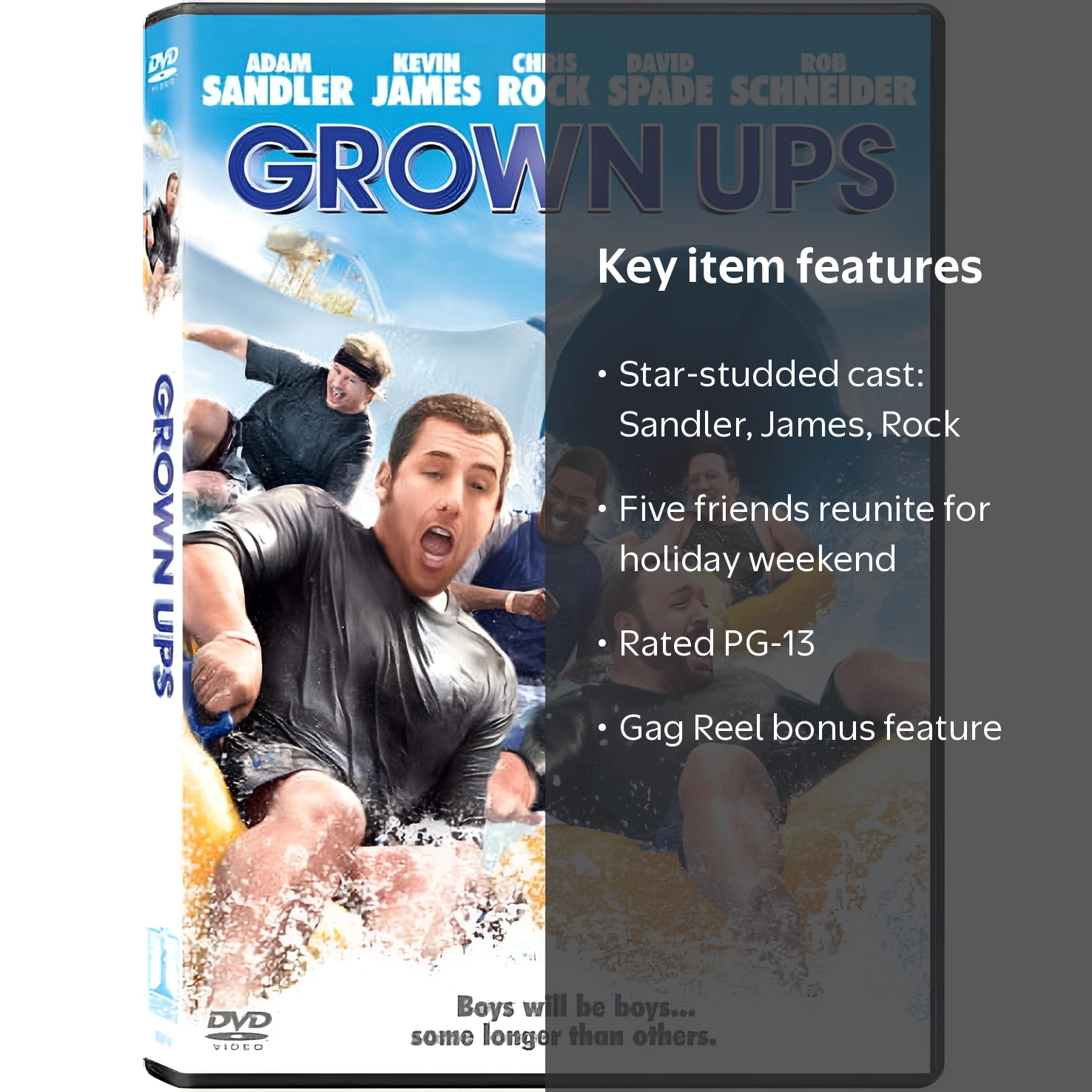 Sony Pictures Grown Ups (DVD), Comedy, Starring Adam Sandler